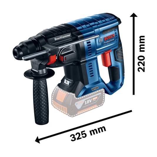 Martelete Perfurador Rompedor18V Gbh180Lisb-06119111E1-Bosch