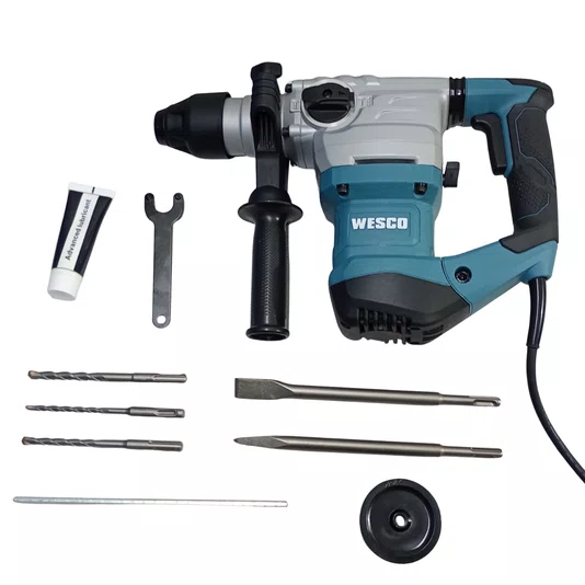 Wesco Ws3230K Martelete Perfurador/Rompedor 220V 1500W Sds-Plus + Acéssorios E Maleta - Ws3230K.1