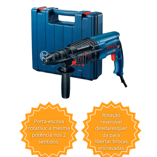 Martelete Rompedor Bosch Gbh 2-26 Dre 800W 220V