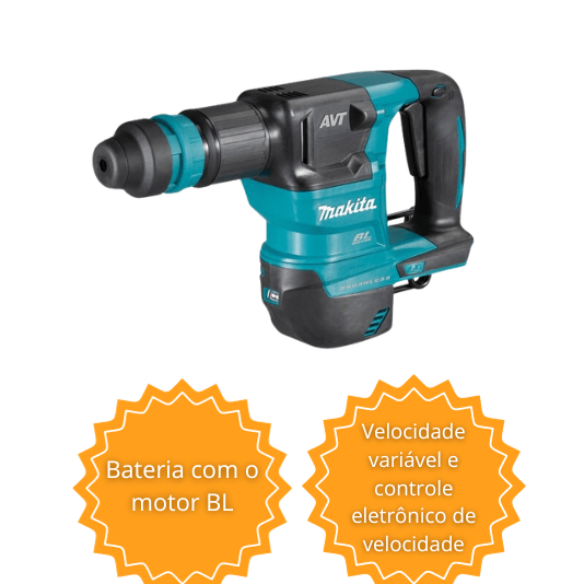 Martelete Rompedor Sds Plus 18V 3.1J S/Bateria Dhk180Z - Makita