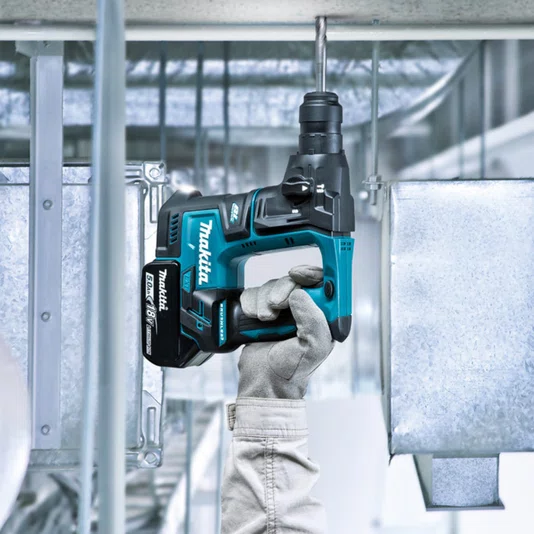 Kit Makita Martelete Rotativo Rompedor 18V Brushless Dhr171Z + Bateria V18 3Ah Bl1830B + Carregador Bivolt - Dhr171Z-Promo