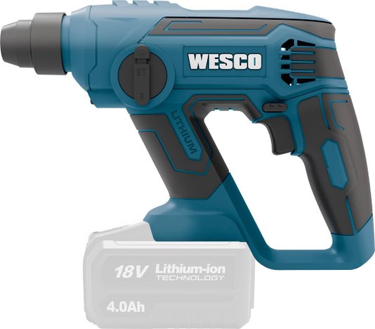 Martelete Sds Plus A Bateria 18V 1.3J Ws2990.9 - Wesco