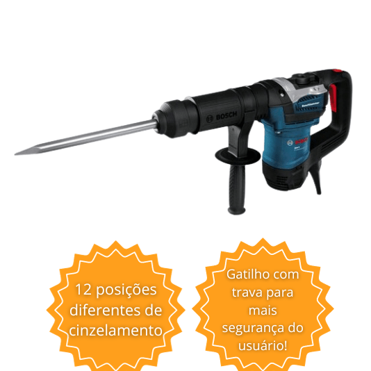 Martelo Demolidor Gsh 5 220V Maleta - 06113370E0 - Bosch
