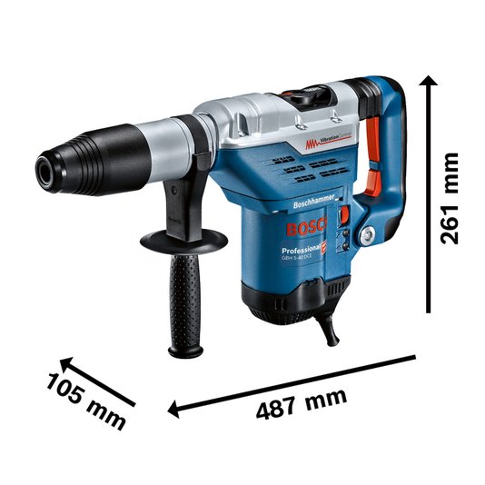 Martelete Demolidor Gbh 5-40 Dce 220V Em Maleta - Bosch