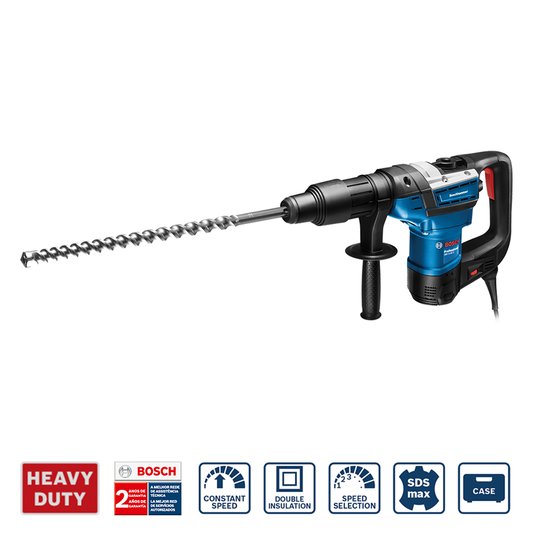 Martelete Demolidor Bosch Gbh5-40D 1100W 220V C/ Maleta - 06112690E0