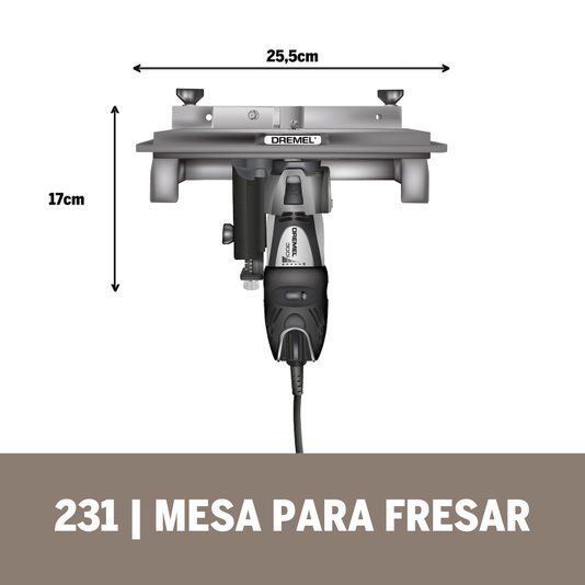 Mesa Para Fresar Acoplamento Dremel - 231 - 2615023132