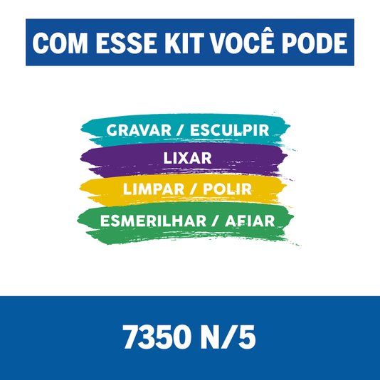 Dremel 7350 Micro Retífica A Bateria De 4Vmax Com 5 Acessórios