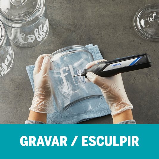 Dremel 7350 Micro Retífica A Bateria De 4Vmax Com 5 Acessórios