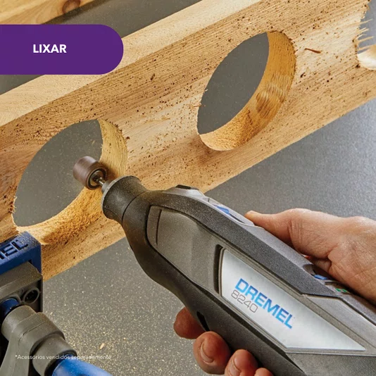 Micro Retifica Dremel 8240 Com Carregador + 2 Baterias -  F0138240Le