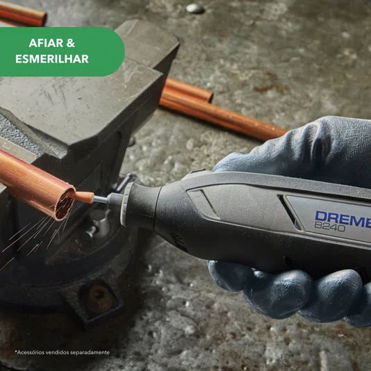 Micro Retifica Dremel 8240 Com Carregador + 2 Baterias -  F0138240Le