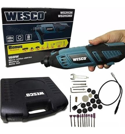 Micro Retifica 220V Ws3113K Wesco + 40 Acessorios