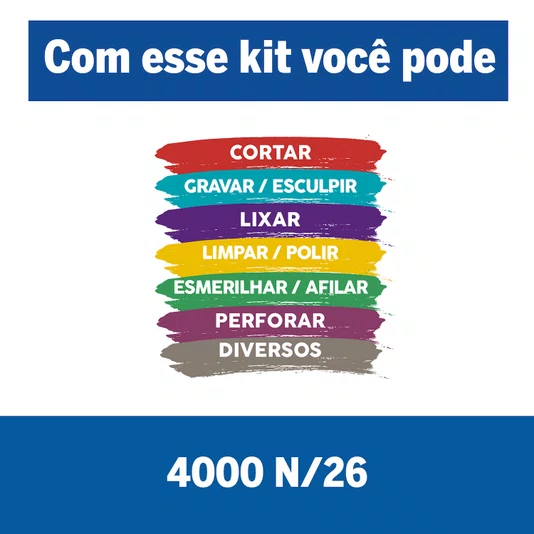 Microretifica Dremel 4000 N/26 220V - F0134000Nv