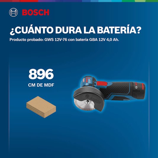 Multicortadora 12V Gws 12V76 Sb 06019F2000