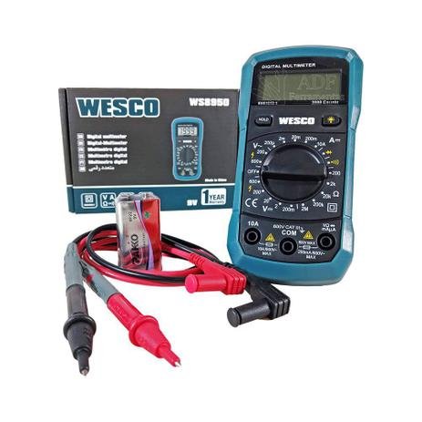 Multimetro Com Dispositivo Registrador - Ws8950 - Wesco