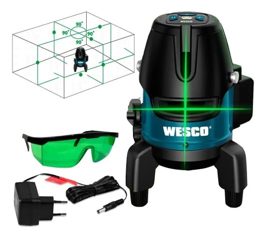 Nivel A Laser 5 Linhas Wesco - Ws8911K