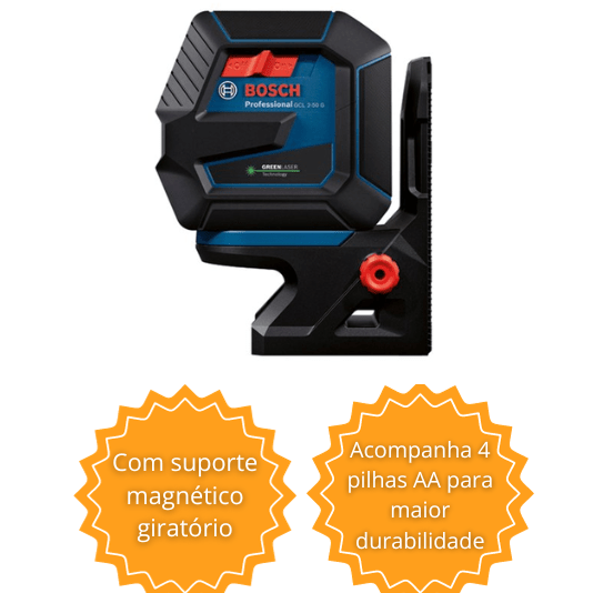 Nível A Laser Gcl 2-50 G Bosch 50M Com Pontos - 0601066M01  + Tripe Bt150