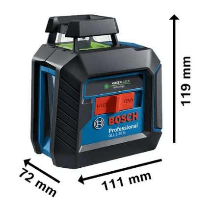 Nível A Laser Gll 220 Bosch + Bt 150 G + 4 Pilhas Duracell - 0615A001Yd