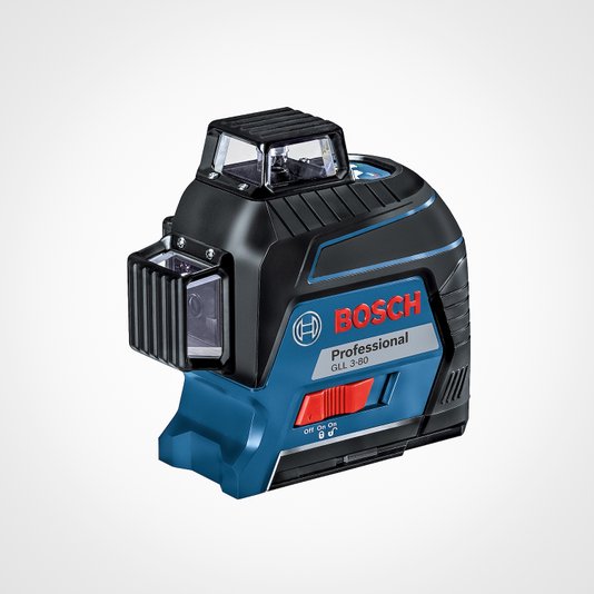 Nível A Laser Gll 3-80 Bosch 80M, 360, Com Maleta - 0601063S00
