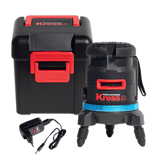 Nivel A Laser Ajustável Verde 5 Linhas - Ki100S - Kress