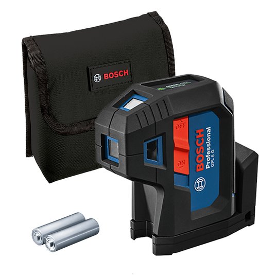 Nível A Laser Verde Bosch Gpl 5 G De 5 Pontos - 0601066P00
