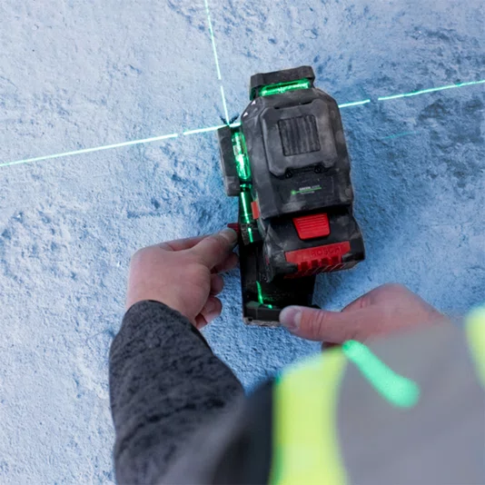 Nível A Laser Verde Ip65 Gll 18V 120 33 Cg Com Maleta Bosch - 06010651G0