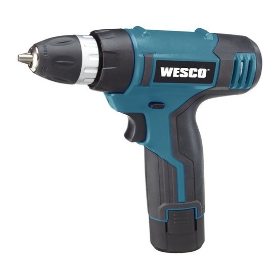 Parafusadeira/Furadeira 3/8" 10Mm C/ Bateria 12V Bivolt Ws2532 - Wesco