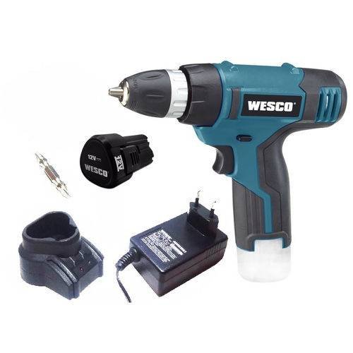Parafusadeira/Furadeira 3/8" 10Mm C/ Bateria 12V Bivolt Ws2532 - Wesco