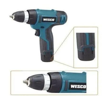 Parafusadeira/Furadeira 3/8" 10Mm C/ Bateria 12V Bivolt Ws2532 - Wesco