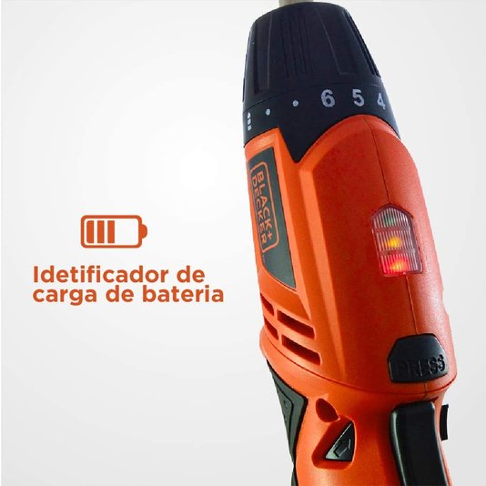PARAFUSADEIRA A BATERIA BLACK&DECKER 4,8V BIVOLT PD500C BLACK&DECKER - PD500C
