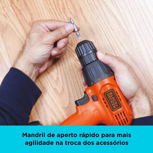 Parafusadeira B&D 9,6V Cd961 Br - Black&Decker