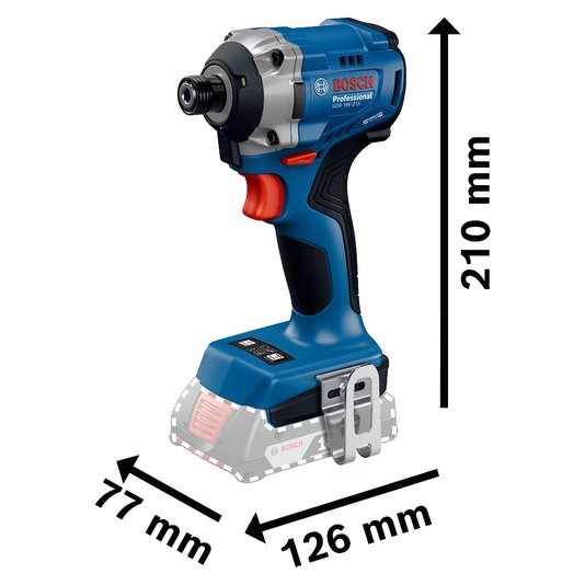 Parafusadeira De Impacto Sem Fio Gdr 18V-215 215Nm Bosch - 06019N20E5