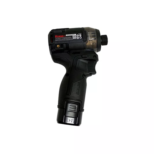 Kit Kress Parafusadeira De Impacto 1/4" 12V Brushless + 2 Baterias 2Ah + Carregador Bivolt E Maleta -  Kh204
