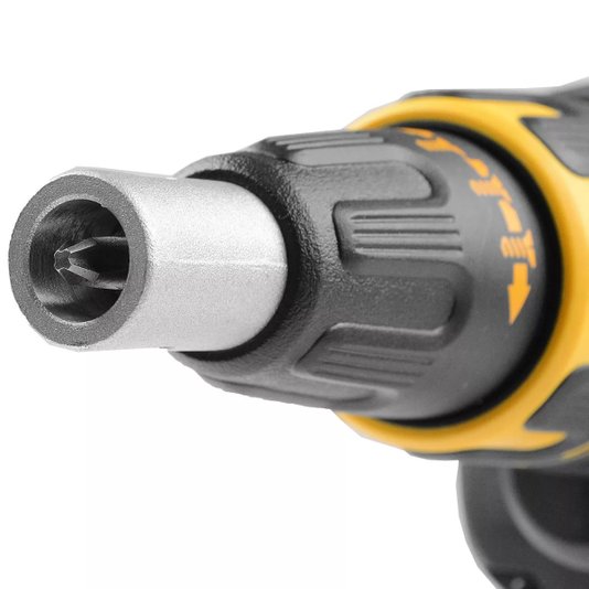 Kit Dewalt Parafusadeira Drywall 1/4" 20V Li-Ion Brushless + 2 Baterias 2Ah + Carregador E Bolsa - Dcf620D2-B2