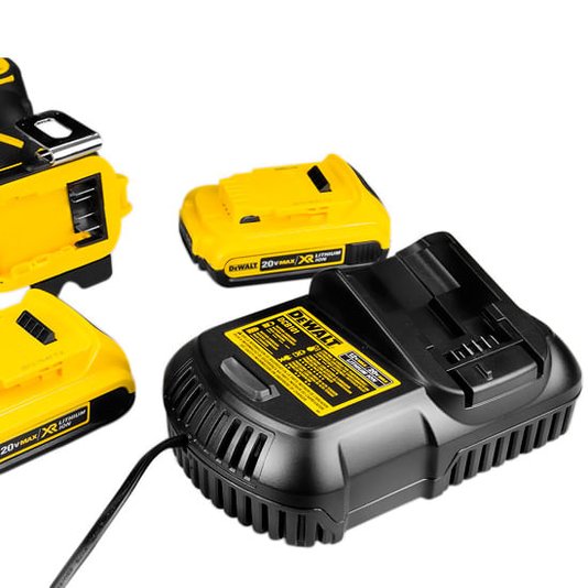 Kit Dewalt Parafusadeira/Furadeira 1/2" 20V Max* Xr Brushless + 2 Baterias 2.0Ah + Carregador E Maleta (220V) - Dcd791D2-B2
