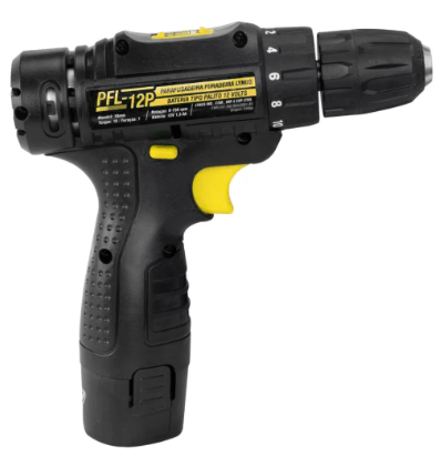 Parafusadeira Furadeira Bateria Tipo Palito 12 Volts - Lynus