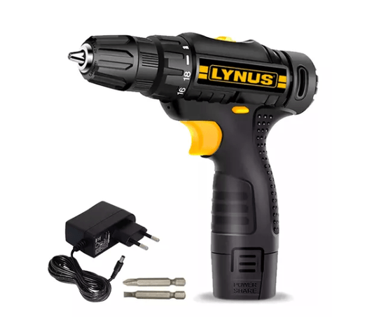 Parafusadeira Furadeira Bateria Tipo Palito 12 Volts - Lynus