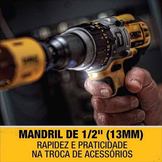 Parafusadeira/Furadeira Impacto 1/2" 20V Dcd985L2-B2 - Dewalt