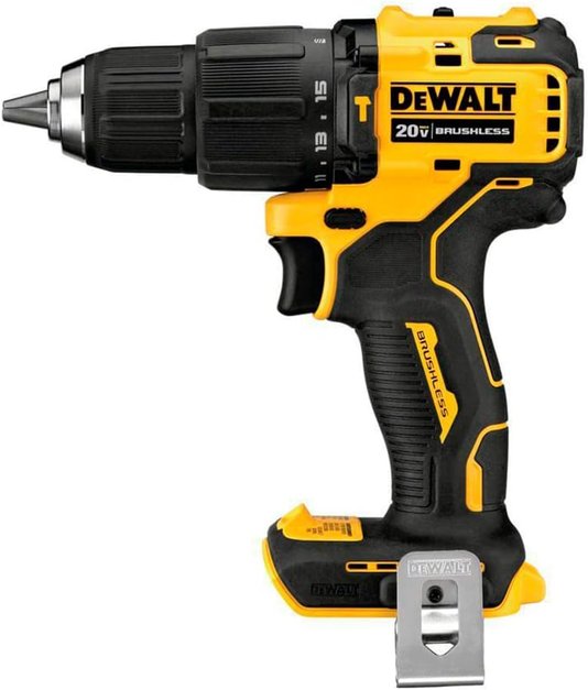 Kit Dewalt Parafusadeira/Furadeira Atomic 1/2"(13 Mm) De Impacto 20V Max* Li-Ion Brushless + 2 Baterias 2.0Ah + Carregador E Bolsa (127V) - Dcd709D2-Br