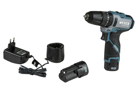 Furadeira De Impacto 10Mm C/ 2 Baterias 12V Ws2558K2 - Wesco