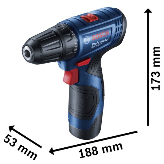 Parafusadeira Gsr 120Li + 1 Bateria Bosch 06019G80E1