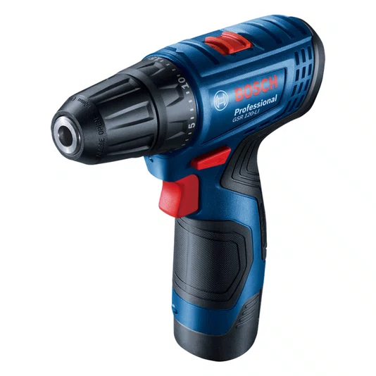 Kit Bosh Furadeira/Parafusadeira 12V+ 2 Baterias 2 Ah+ Carregador Bivolt E Maleta - 06019G80E0 - Bosch