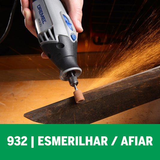 Ponta Montada Paralela Óxido Alumínio 3/8" 9,5Mm Dremel - 932 - 2615000932