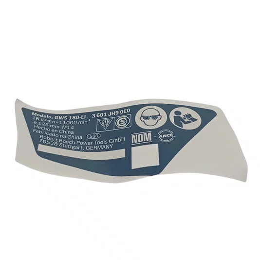 1619P15794 Bosch - Placa De Identificação Para Esmerilhadeira Gws 180-Li