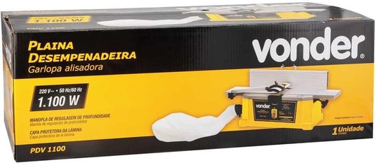 Plaina Desempenadeira 1.100 W 220 Pdv 1100 6001110002 - Vonder