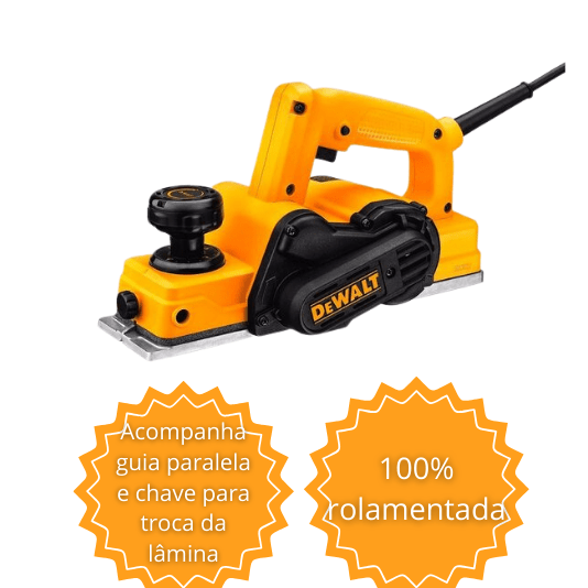 Plaina Elétrica 1,0Mm 550W 220V Dewalt D26676-B2