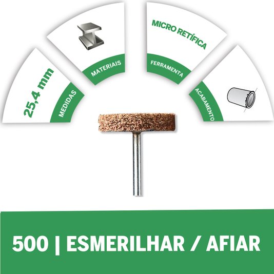 Ponta Abrasiva De Oxido Aluminio Dremel - 500 - 2615000500