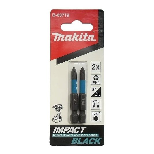 Ponta Bit De Impacto Ph1-50Mm 2Pcs - B-63719 - Makita