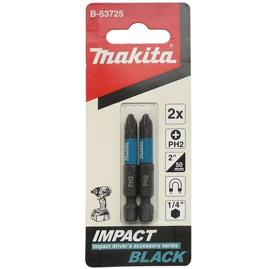Ponta Bit De Impacto Ph2-50Mm 2Pcs - B-63725 - Makita