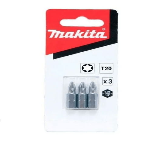 Ponta Bits Cj 3 Pcs T 20-25Mm - B-23612 - Makita