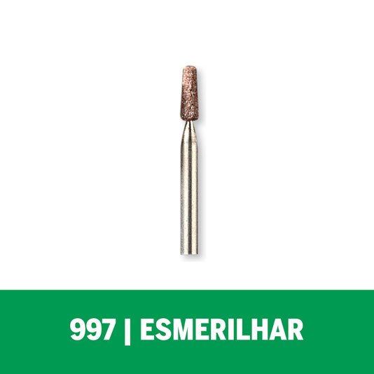 Ponta Conica 1/4" De Oxido De Alumínio Dremel - 997 - 2615000997
